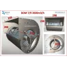 Moteur escargot 2600m3/h DDM 7/9 300w 230v -Nicotra pour hotte de restaurant et cuisine professionnelle