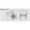 Moto-ventilateur 2600m3/h DDM 7/9 E6G3304-230v-Nicotra pour hotte pro