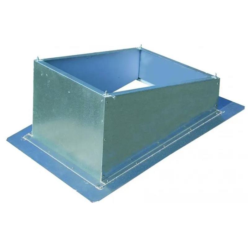 Costière toit plat pour tourelle d'extraction Saftair - pente 20%