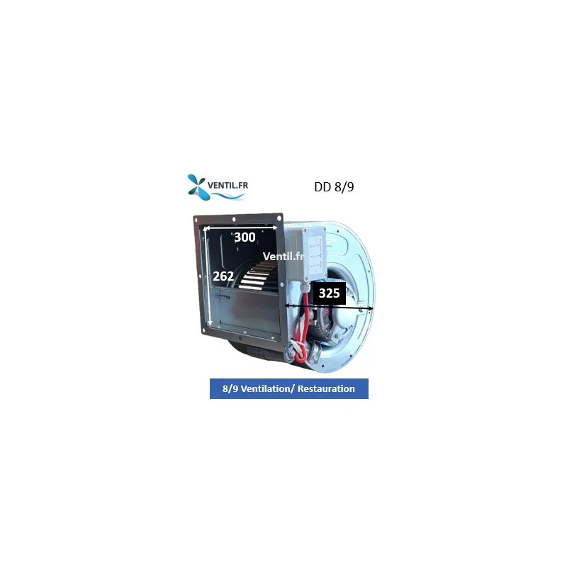 Moteur escargot DD 8/9 -3000m3/h -ventilateur pour hotte pro