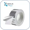 Rouleau de scotch alu adhésif pour réseau aéraulique / ventilation / extraction de hotte de cuisine
