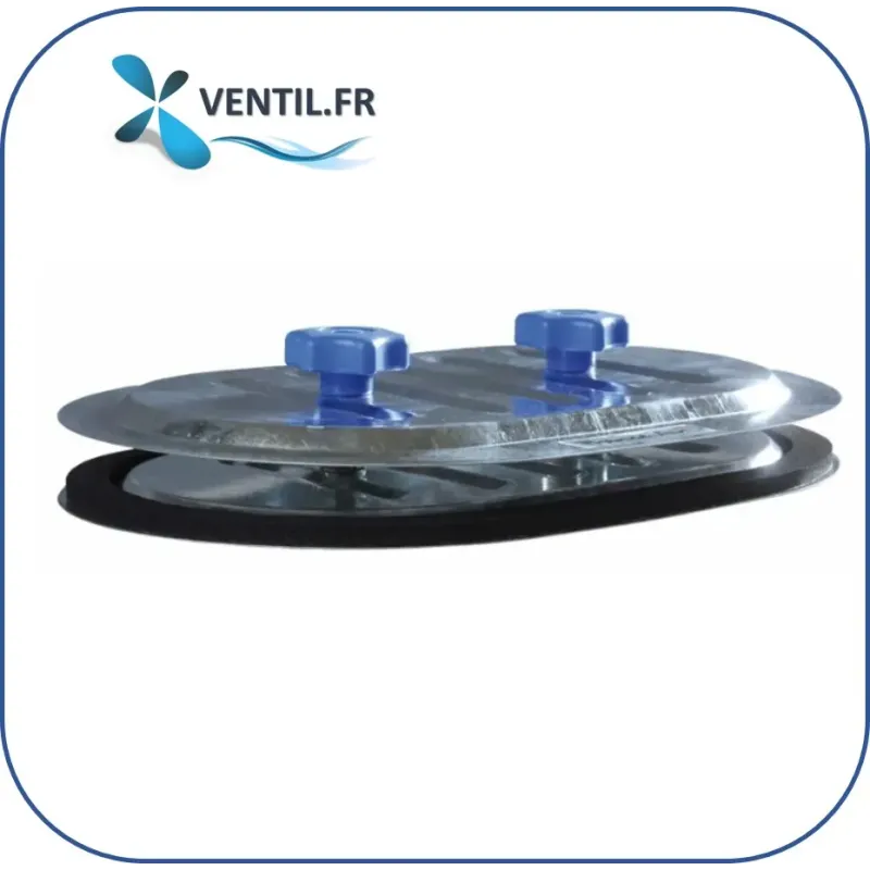 Trappe de visite plate pour conduit de ventilation rectangulaire