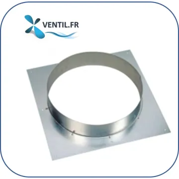 Platine virole en acier galvanisé