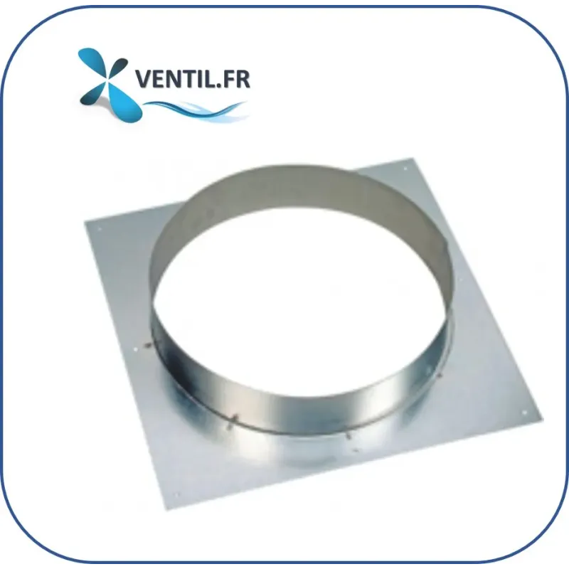 Platine virole en acier galvanisé