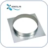 Platine virole en acier galvanisé