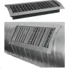 Grille de ventilation pour conduit circulaire