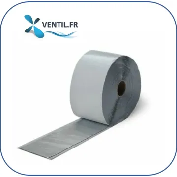 Ruban joint adhésif TOUT en UN alu-butyl pour réseau aéraulique / ventilation / extraction de hotte de cuisine
