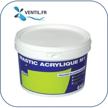 Pot de 6Kg de mastic d'étanchéité pour réseau aéraulique