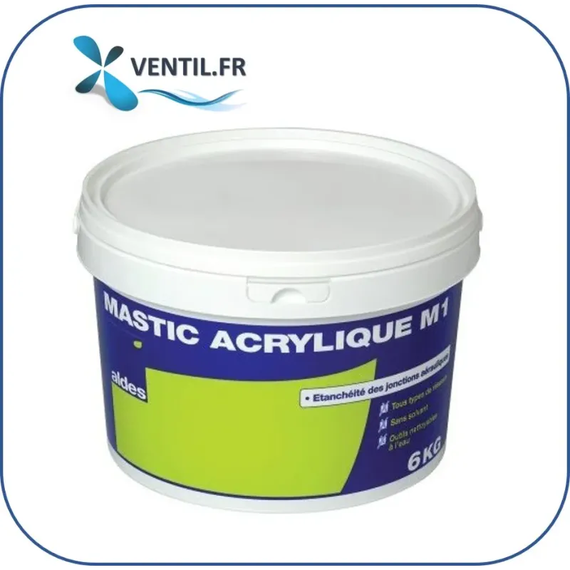 Pot de 6Kg de mastic d'étanchéité pour réseau aéraulique