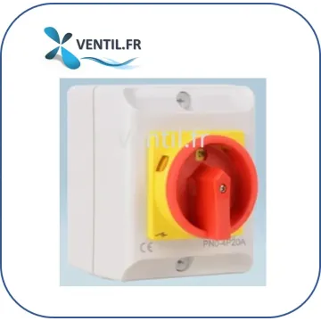 Interrupteur de proximité  cadenassable 5.5 kW | 4 pôles -230v