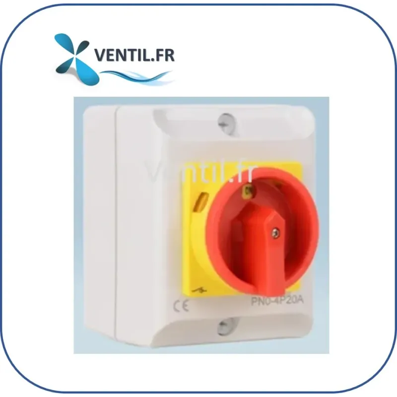 Interrupteur de proximité  cadenassable 5.5 kW | 4 pôles -230v