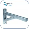 Console équerre 36*36 support charge lourde 60cm - support mural professionnel WURTH
