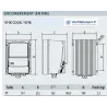 dimensions du Variateur de fréquence TRI 2.2kw ip66 SPECIAL CUISINE PRO- Restaurant