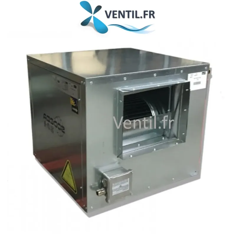 Caisson désenfumage 4800 m3/h- type 12/12- 0.75 KW - F400/120 - 400 V- CJBDT SODECA -pour hotte pro et restaurant