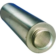 Silencieux circulaire en acier galvanisé (piège à sons)
