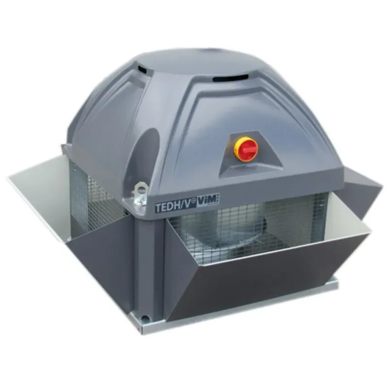 Tourelle d'extraction 5500m3/h TEDV Taille 400- 230v-monophasé 400°/2h (F400-120) S&P Vim