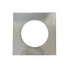 Plaque d'obturation en acier galvanisé avec trou en diamètre 400
