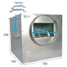 Caisson d'extraction 5500m3/h -DD12/12- 230v- pour hotte de cuisine professionnelle et restaurant