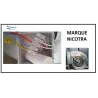 Schéma de raccordement d'un moto-ventilateur DDM 7/7 Nicotra E6G3304