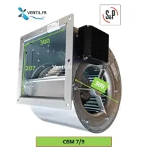 Moteur escargot CBM 7/9 RE VR 4P-300w 230v -S&P 653012 ventilateur pour hotte pro- Restauration