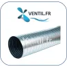 Conduit rigide en acier galvanisé -1.5ml pour extraction de hotte et réseau aéraulique