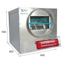 Caisson d'extraction 1500m3/h - 230v pour hotte de cuisine professionnelle