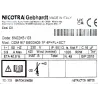 Moteur escargot DDM 9/7 420w 230V Nicotra E6G3405 - étiquette référence 6N02K5