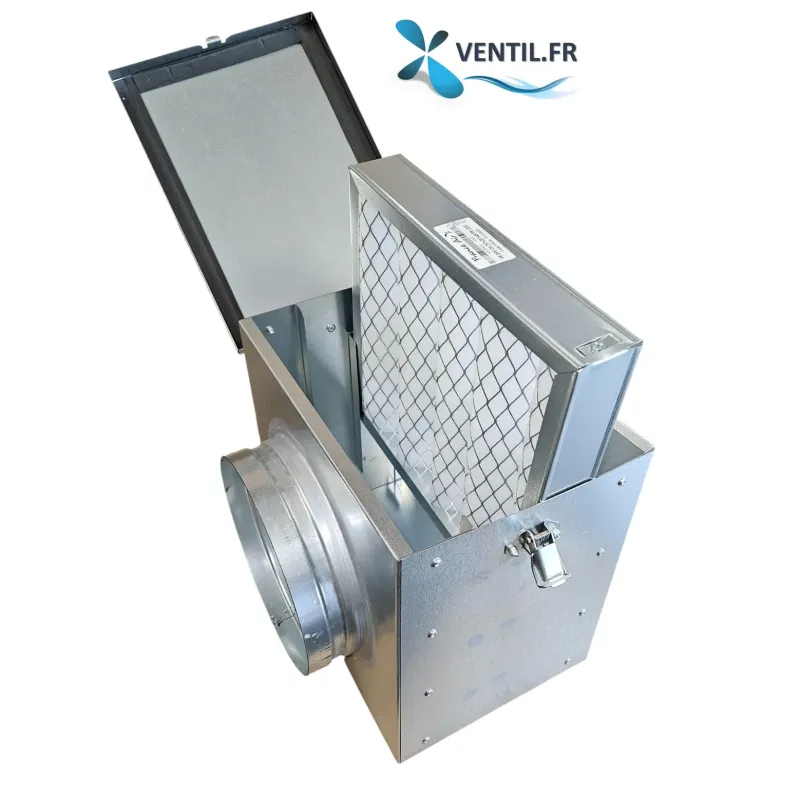 caisson porte filtre pour réseau de ventilation VENTIL.FR