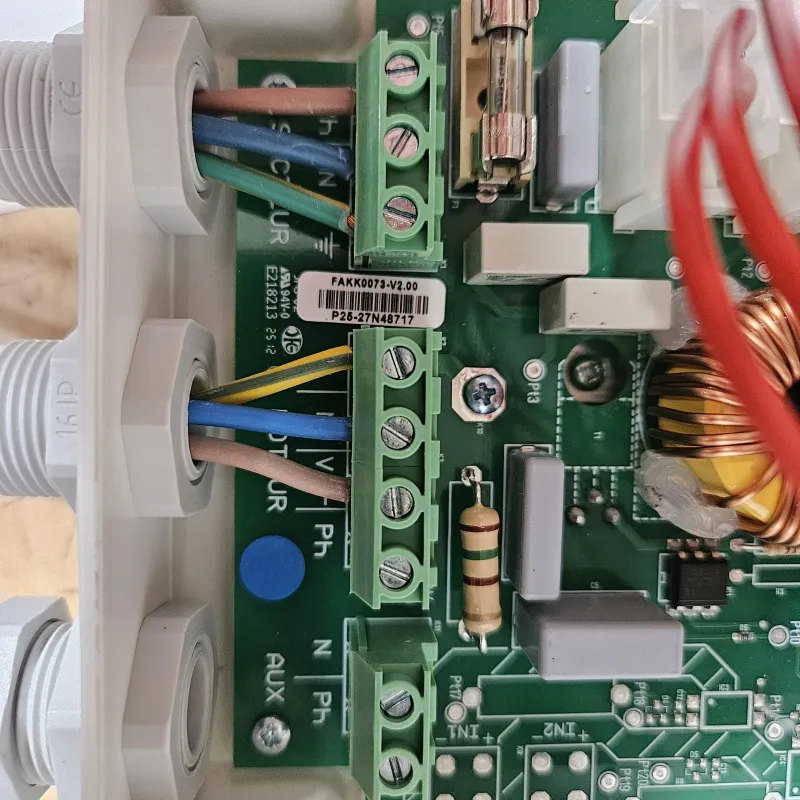 schéma de raccordement électrique des variateurs SAFTAIR REM et ALVENE ALVIAIR