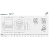 dimensions CBM 9/9 - 4P- VR - 230V S&P - pour hotte de cuisine pro et restaurant