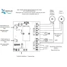 schéma de raccordmeent électrique du Variateur de tension 8a 230v pour moteur de hotte de cuisine professionnelle FE263PE