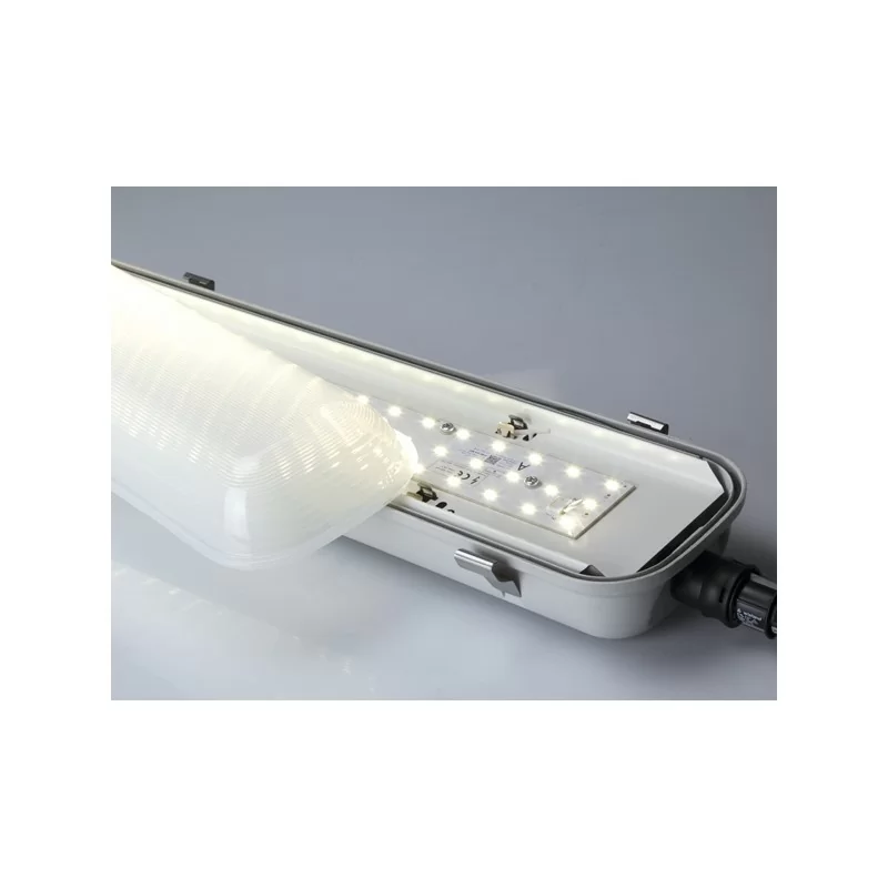 Luminaire réglette LEDS étanche IP65 pour hotte de cuisine
