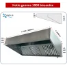 dimensions hotte inox pro profondeur 1m