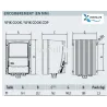 DIMENSIONS Variateur de fréquence MONO-MONO 1.1kw CDP ip66 SPECIAL CUISINE PRO
