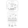 schéma de raccordement électrique du Variateur de tension 3A 230v pour vmc