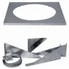 Kit de montage/ fixation pour tourelle d'extraction TH / TVH sur gaine circulaire