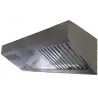 HOTTE professionnelle compacte statique en inox de 1 à 2 m