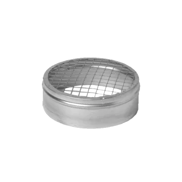 Bouchon grillagé en acier galvanisé pour réseau de ventilation