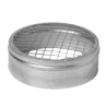 Bouchon grillagé en acier galvanisé pour réseau de ventilation
