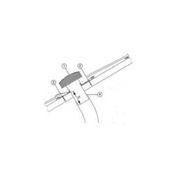 Chapeau + traversée de toit tout en un pour conduit de ventilation