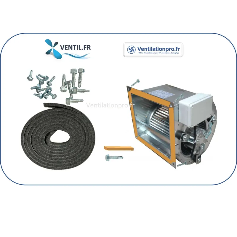 Kit de fixation pour moteur de hotte