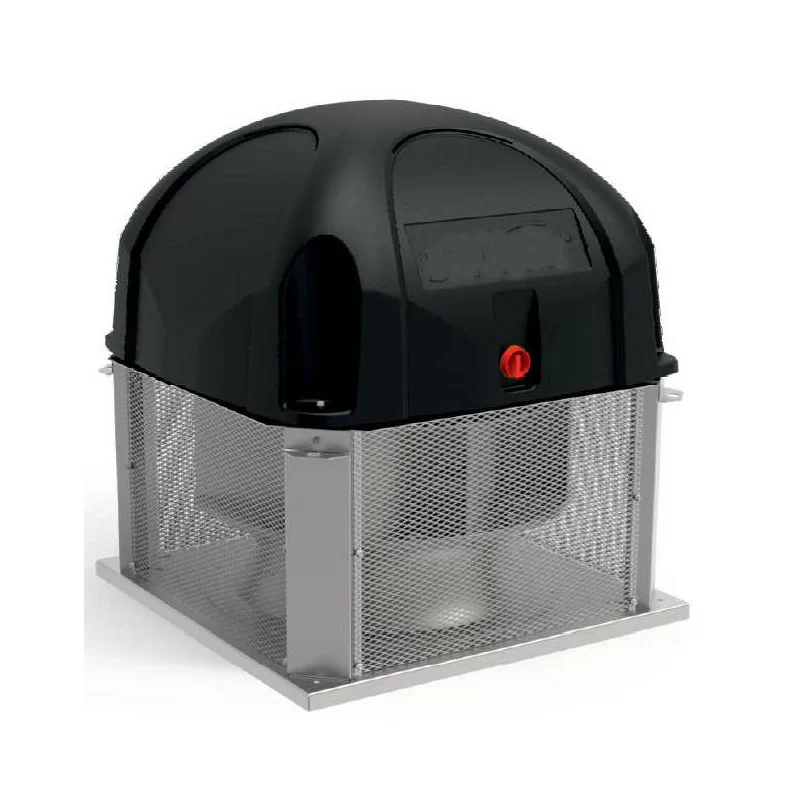 Tourelle d'extraction T4045-TRI 5200 m3/h 400°/2h 400V pour restaurant