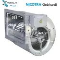 Ventilateur DDM10/10 -4000m3/h- 230v - Nicotra - E6G3604- moteur escargot pour hotte de cuisine professionnelle