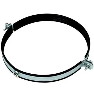 Collier isolé de fixation pour gaine et conduit de ventilation