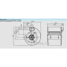 courbe moteur ventilateur 6000M3/H DDM12/12 -230V- Nicotra pour hotte de restaurant E6G3702