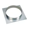 Platine virole en acier galvanisé