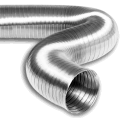 Gaine semi-flexible en aluminium 3 mètres