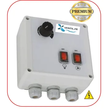 variateur de tension REM 7a 230v pour hotte de cuisine professionnelle et restaurant