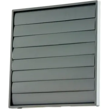 Volet de sortie façade (volet de surpression à lames) pour ventilation et VMC