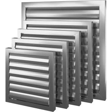 volet de surpression à lames pour réseau de ventilation